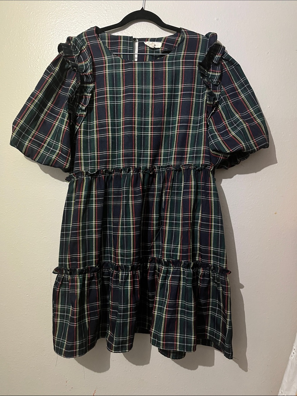 Entro “See You On Christmas” Ruffle Dress